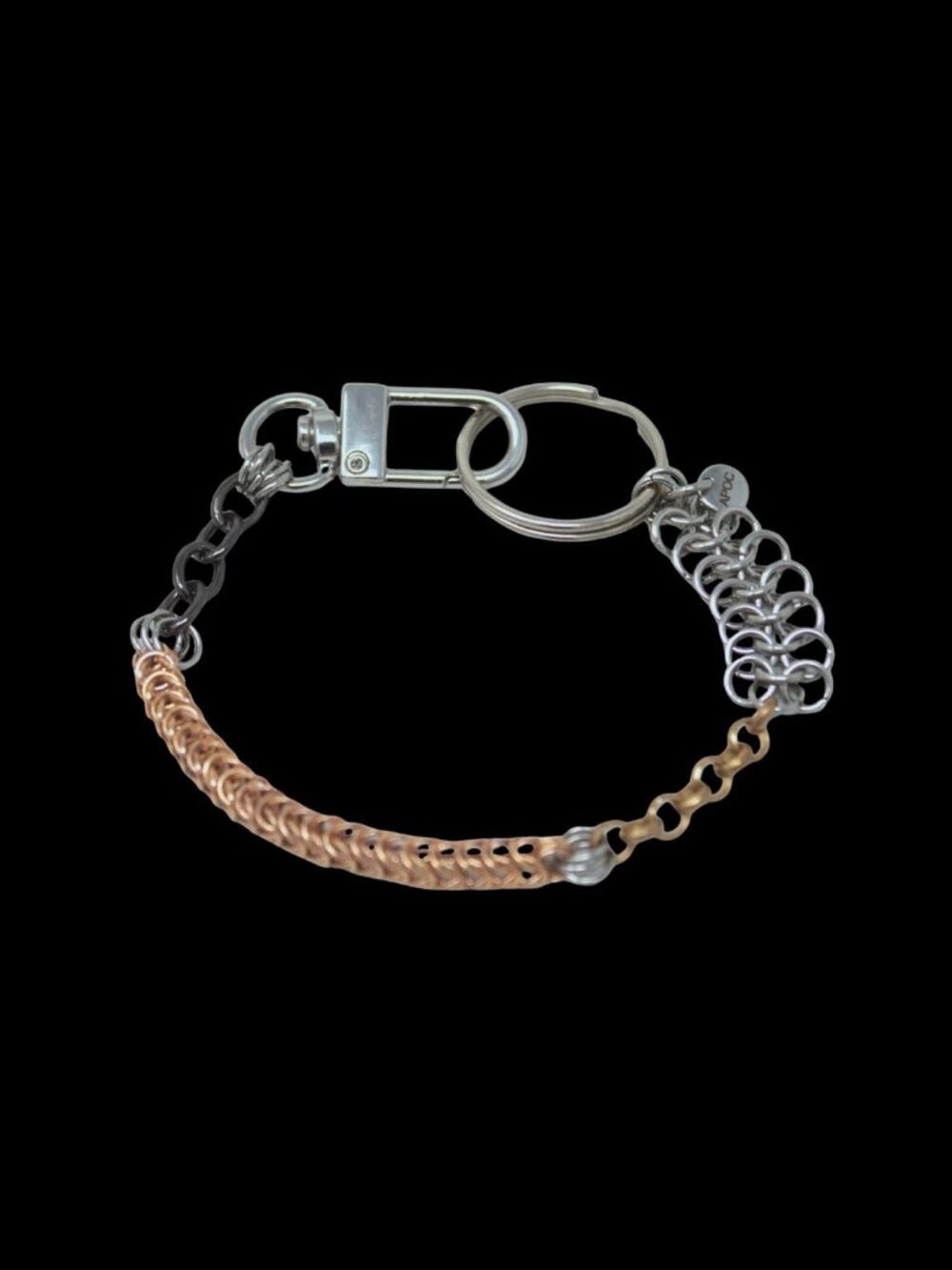 Noirforge — Mixed Metal Bracelet